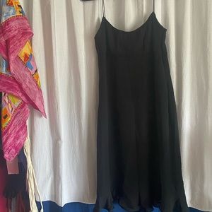 Black midi 20s dress